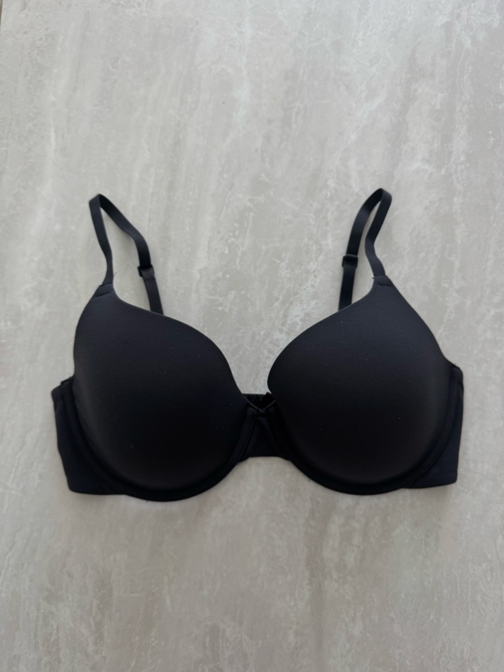 Skims Everyday Black T-Shirt Bra - Smooth Support
